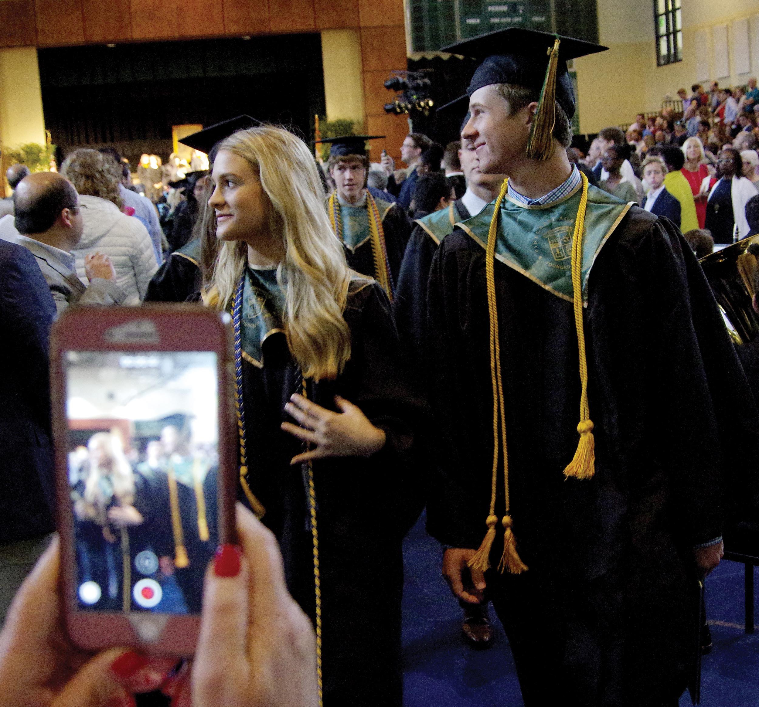 After graduation recessional