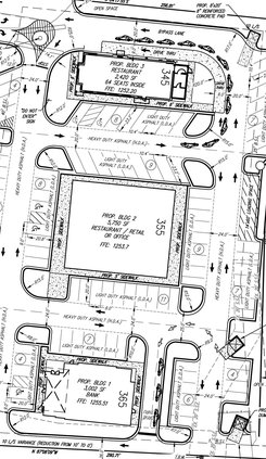 Norman's Property site plan close up