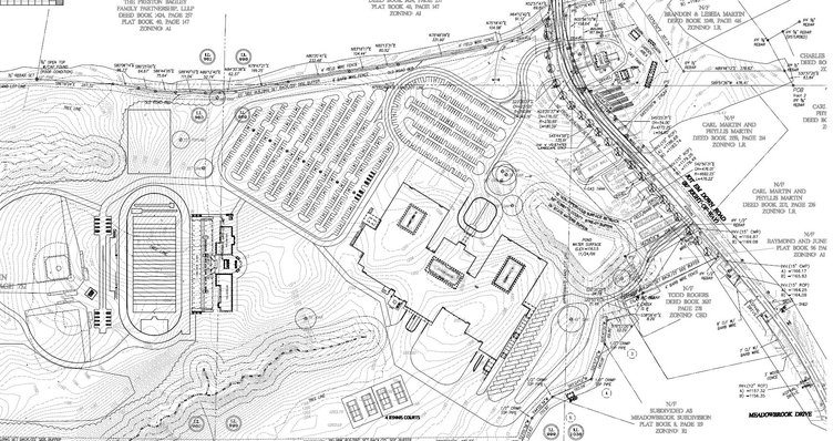 East Forsyth High School sketch plat