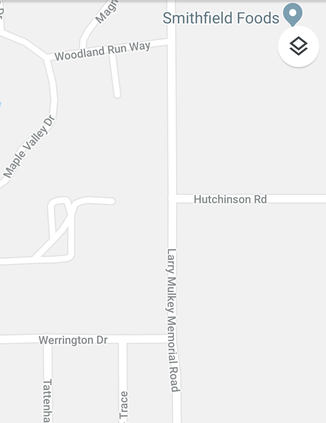 Hutchinson Road closed